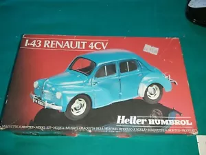 MODEL KIT 80174 - RENAULT 4CV - 1:43 - Heller Humbrol Macchinina - Foto 1 di 7
