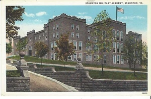 CARTOLINA STAUNTON ACCADEMIA MILITARE STAUNTON VIRGINIA - Foto 1 di 2