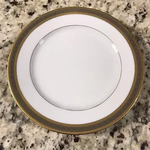 HAVILAND PLACE VENDOME LIMOGES GOLD SALAD PLATE 8 1/2" 19 HAND MADE IN FRANCE - Picture 1 of 6