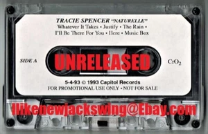 TRACIE SPENCER - NATURELLE UNRELEASED DEMO PROMO 13T RARE NEW JACK R&B 1993 HEAR - Picture 1 of 3