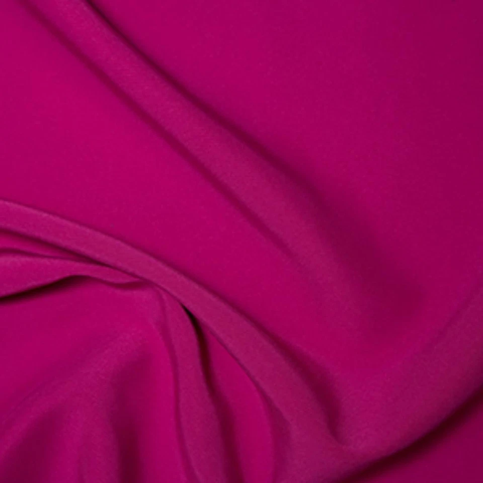 Dull Duchess Bridal Satin Fabric Material - CERISE - Image 1 of 1
