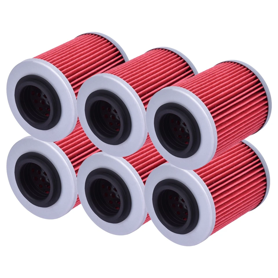 6Pcs Oil Filter for Can-Am Renegade Bombardier Outlander MAX 800 Aprilia ETV1000 - Image 1 of 4