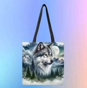 Bolso de mano de lona WOLF - Imagen 1 de 6