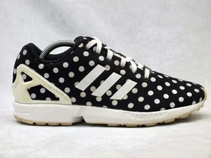 Adidas ZX Flux Women's Athletic Torsion Trainers Blk/White Polkadots Sz 9 US - Picture 1 of 9
