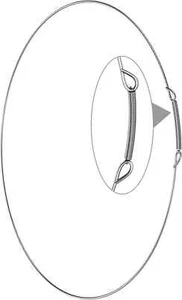 Conjunto de abrazadera de resorte de arranque de puerta lavadora Dinghosen diafragma de alambre compatible con - Imagen 1 de 6