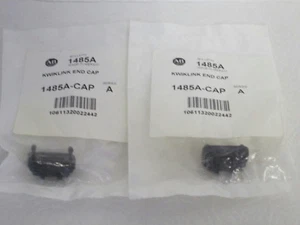 (2) NEW  Allen-Bradley 1485A-CAP Flat Media System KwikLink Flat Cable End Cap - Picture 1 of 3