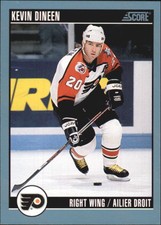 1992-93 Score Canadian Hockey Card #284 Kevin Dineen