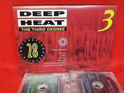 Various - Deep Heat 3 (80's Dance Comp) (1989) (Double) Cassette (VG+) - Image 1 of 2