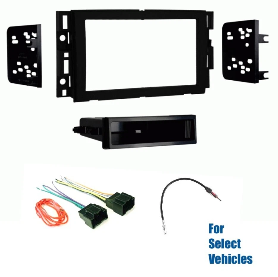 1 or 2 Din Car Stereo Radio Dash Kit Wire Harness Ant for some GM Chevrolet GMC - Image 1 of 1