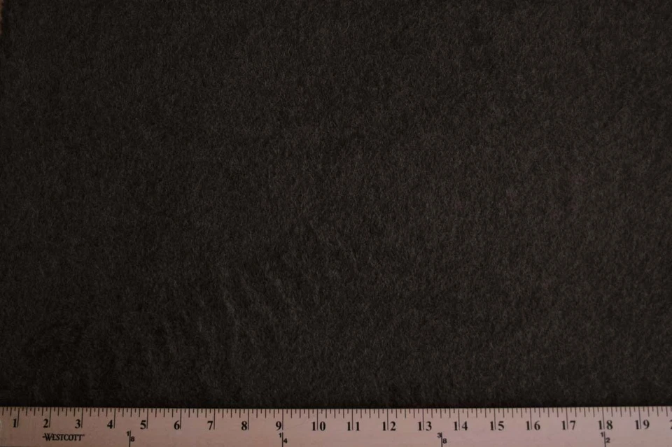 Tela de piel de lana marrón grisáceo mezcla de lana 60" por yarda A614.19 Foto 1 de 1