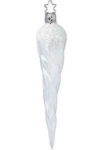 Inge-Glas Icicle 10162S024 Decorazione natalizia in vetro tedesco con confezione regalo - Foto 1 di 2