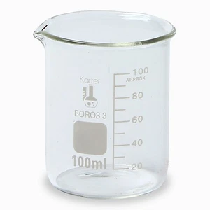 100 ml Glasbecherglas, Griffin niedrige Form, abgestuft, Karter Sci 213D32 (Single) - Bild 1 von 1