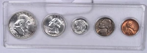 1955-P Uncirculated 5 Coin Silver Set  - Picture 1 of 2