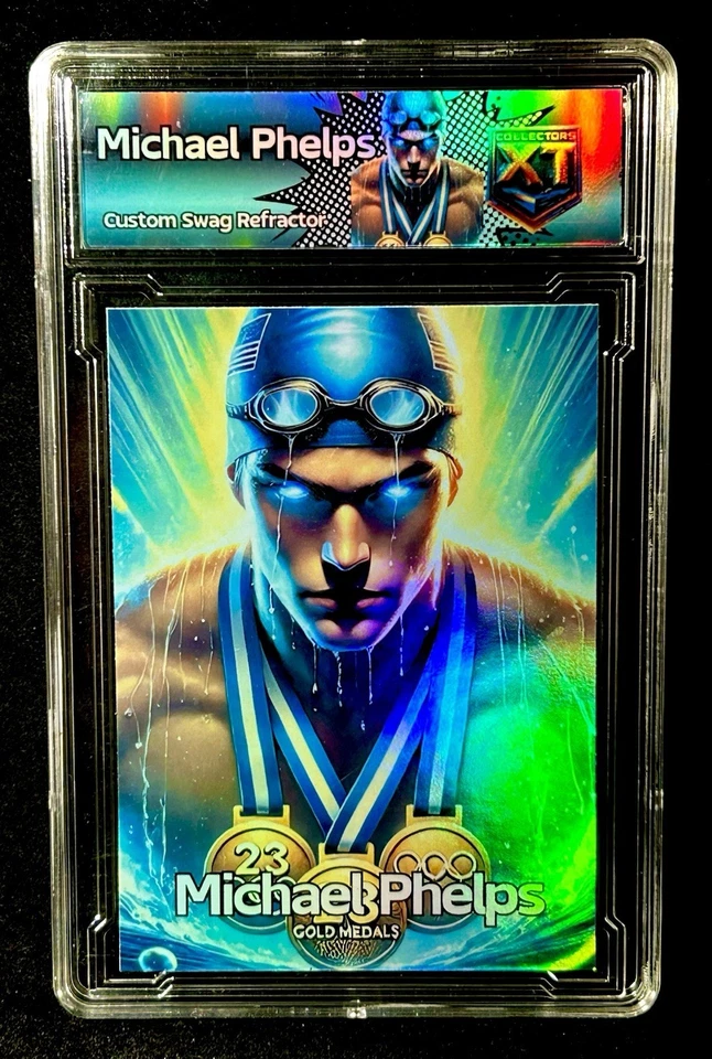 MICHAEL PHELPS Anime Deporte Manga Swag Juegos Olímpicos de EE. UU. - Coleccionistas XT Low Pop SSP Foto 1 de 4