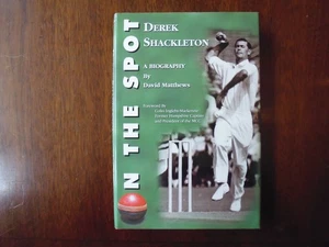 Signed Copy of David Matthews- Derek Shackleton: A Biography: 1998 1st Ed HB/DJ - Picture 1 of 2