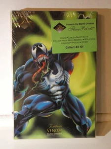 1994 Flair Marvel Prints Factory Sealed Pack Rare 6.5 x10 Venom Wolverine - Picture 1 of 3