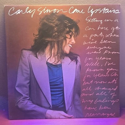 Carly Simon - Come Upstairs - 1980 ‎BSK 3443 Vinyl Record LP - Image 1 of 4