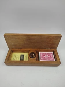 Vintage Gerard Craft Holzprodukte Maine handgefertigtes englisches Cribbage Brett - Bild 1 von 7