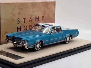 Cadillac Eldorado Biarritz 1970 Lucerne Aqua Firemist STM70003 1:43 GLM Stamp Mo - Bild 1 von 9