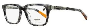 Shinola Flexon Rectangular Eyeglasses SH15000 005 Black Tortoise 54mm - Picture 1 of 3