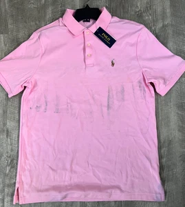 POLO by RALPH LAUREN HOMBRE ROSA POLO CORTE CLÁSICO 100% ALGODÓN TALLA: MEDIANA $85 - Imagen 1 de 18