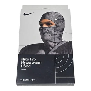 Nike Pro Hyperwarm Ski Mask Hood - Grey Camo - Rare - NEW - Picture 1 of 3