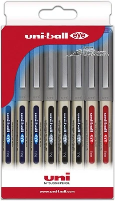 Etui 8 Roller Flüssigtinte UB-157 Grundfarben - Bild 1 von 4