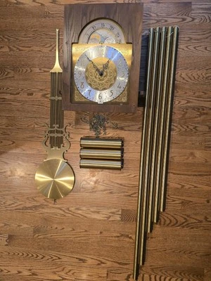 Trend Tubular Complete 5 Tube Grandfather Clock UW03 X011 Movement Dial Weights - Image 1 of 4