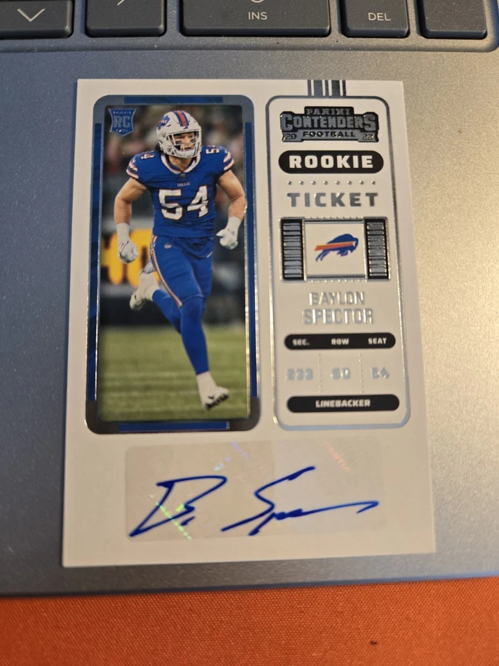 2022 Panini Contenders - Rookie Ticket Baylon Spector #301 (AU, RC) - Image 1 of 2