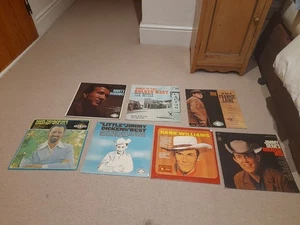 Collection of 7 Country vinyl LPs Records Hank Williams Hank Thompson Tex Ritter - Picture 1 of 1