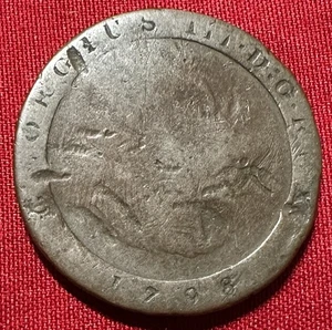 1798 Isle Of Man 1/2 Penny - George III - British Crown Dependencies - KM#10 - Bild 1 von 2