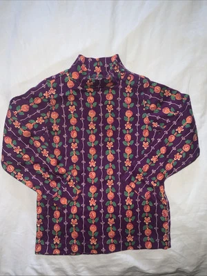 Camisa Top Cuello Alto Estampado Floral Morado HANNA DIFFERENTSON De Colección Niñas 90 Foto 1 de 4