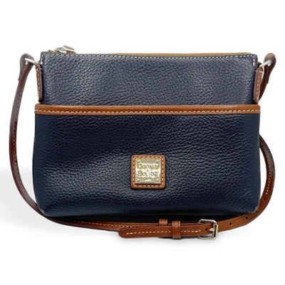 💫 Bandolera Dooney & Bourke Grano Guijarro Jengibre Pre-Amada Foto 1 de 4