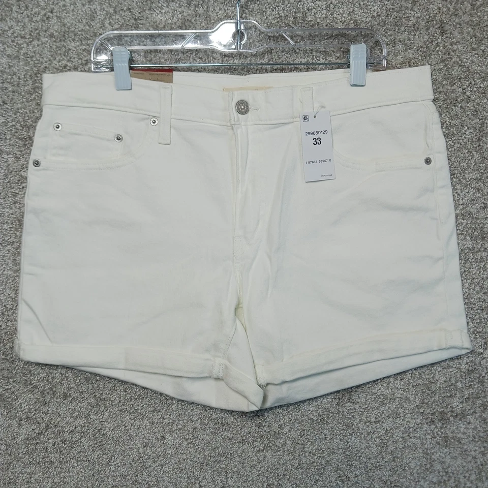 Levi’s Strauss MID LENGTH SHORTS Mid Rise women’s Size 33