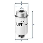 UFI Kraftstofffilter 24.456.00 Filtereinsatz für FORD TRANSIT Bus F_E_ F_F_ F_G_