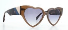 Maje Sunglasses MJ5015 003 Heart Shape Braun Light Verlaufsgetönt IN Blue Paris