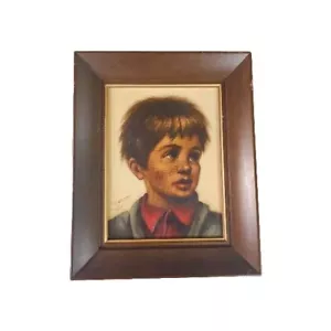 Pintura al óleo Corelli vintage firmada enmarcada - Imagen 1 de 4