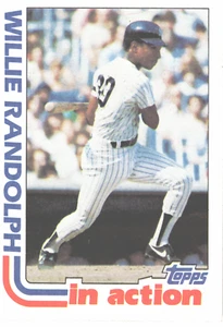 1982 O-Pee-Chee In Action #159 WILLIE RANDOLPH New York Yankees HOF vintage sale - Picture 1 of 2