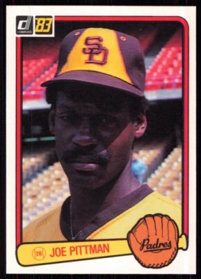 1983 Donruss Joe Pittman San Diego Padres #247 - Image 1 of 2