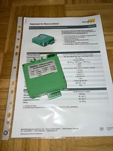 Phoenix Contact WayCon Meßwertverstärker IMA2-LVDT 3A-12- 4..20 mA / R27K - Bild 1 von 5