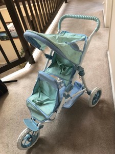 bitty baby double stroller