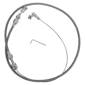 Universal Throttle Cable Stainless Steel 36"  fits Mopar Ford GM and More - Picture 1 of 2