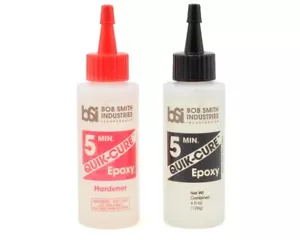 Bob Smith Industries Quik-Cure 5-Minute Two Part Clear Epoxy 4 1/2O 201 - Picture 1 of 1
