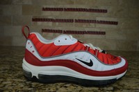 Nike Air Max 98 White Gym Red Womens Sizes Ah6799 101 Ebay