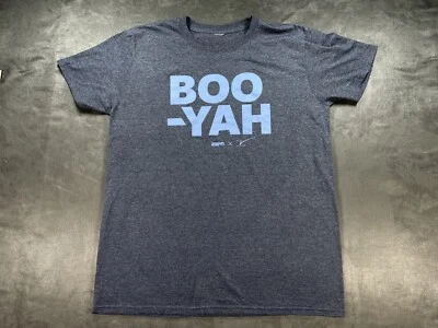 Blue Gray Stuart Scott ESPN Host saying Jimmy V Foundation Cancer Shirt Large - Image 1 of 4