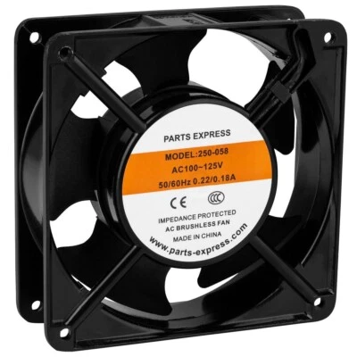 冷却风扇 120 VAC 120 x 120 x 38mm 100 CFM — 第 1/3 张图片