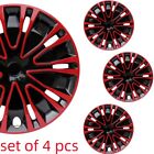 Abs Car Hub Caps, 4Pcs Plastic Wheel Hub Cover 14 Inch,Wear-Resistant {R14 Tyre}