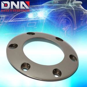 NRG INNOVATIONS STR-001BKC STEERING WHEEL CENTER BOLT-ON HORN BUTTON RING CHROME - Picture 1 of 6