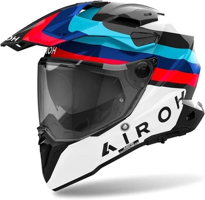 AIROH CASCO INTEGRALE COMMANDER 2 DOOM BLACK GLOSS XS - Immagine 1 di 3