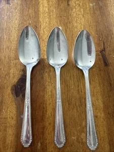 Juego de 3 cucharaditas vintage de plata Marianne - Imagen 1 de 11